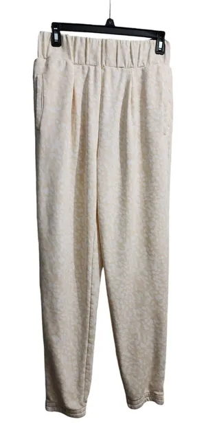 Fabletics Womens Joggers Leopard Print Beige & White‎ Print thumbnail 1