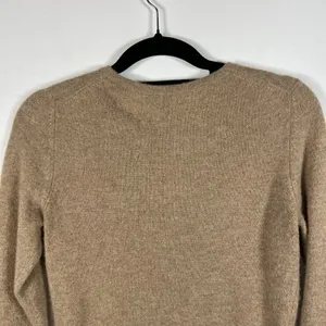 Charter Club 100%‎ Cashmere Sweater Tan Womens Size S Crewneck Pullover Neutral thumbnail 7