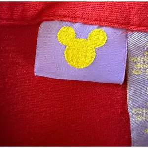 Vintage Disney Top Womens Plus Size 22 Winnie the Pooh Red Button Up Collar Vest thumbnail 3