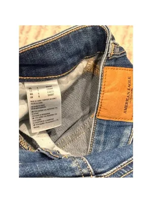 American Eagle Outfitters women's size 4 blue distressed Hi-Rise Jegging Jeans thumbnail 3
