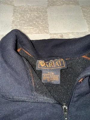 Ariat Women's‎ Fleece-Lined Quarter-Zip Pullover size L thumbnail 3