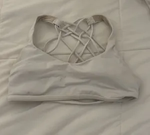 white lululemon sports bra  thumbnail 1