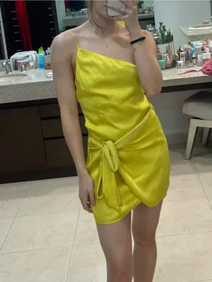 Lovers + Friends Karen Mini Dress - Yellow - Small thumbnail 5