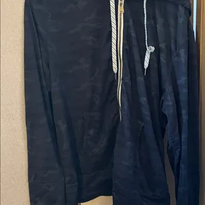 FINAL MARKDOWN Black Camo Zip-Up Hoodie xl thumbnail 1