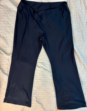 GapBody Black Wide Leg Yoga Pants Activewear Trousers XXL thumbnail 1