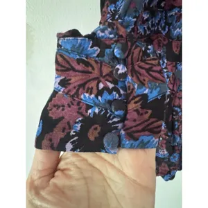 Free People Dark Floral Empire Waist Mini Dress Size 4 thumbnail 5