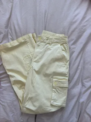 Wild Fable Butter Yellow Straight Cargo Pants thumbnail 2