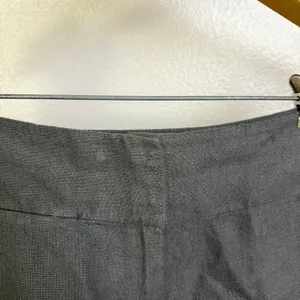 Eileen Fisher Linen Pants Womens 4 Gray Wide Pleated Career Trousers 32" thumbnail 6
