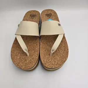 NEW Reef Cushion Sol Hi Platform Sandal Women's Size 9 Vintage Tan Vegan Leather thumbnail 6