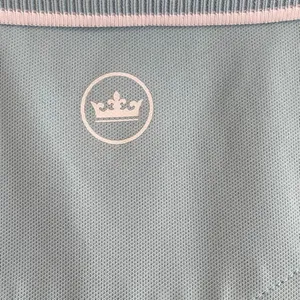 NWT Peter Millar Women’s Performance Golf Polo • Size S • Light Blue • Tournamen thumbnail 5
