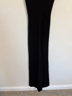 Black Lulus Thinking Out Loud Black Backless Jumpsuit Size S thumbnail 5