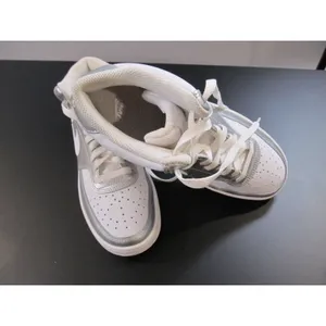 Nike Court Vision Mid White Metallic Silver Women's Size 8.5 CD5436-108 thumbnail 8