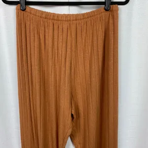 Aerie Offline Orange Brown Cozy Class Fold Over Jogger Sz.M NWT thumbnail 7