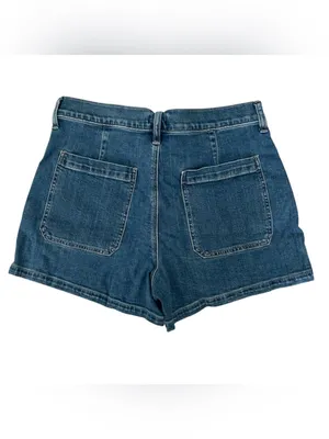 J. Crew Factory Sailor Patch Pocket Denim Shorts Size 30 thumbnail 4