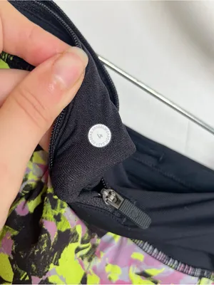 Lululemon • Pace Rival Mid-Rise Skirt Inflected Highlight Yellow Multi / Black thumbnail 12