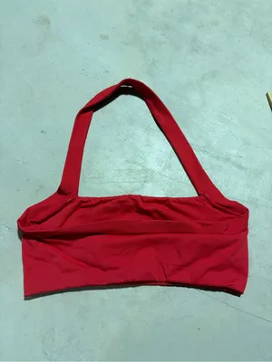 Free people intimately FP Red Halter sports bra XS/s thumbnail 7