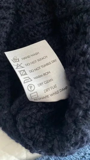 Aran Sweater Market Chunky Cable Knit Pullover Wool from Ireland Blue Size L thumbnail 4