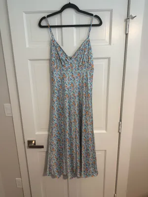 Belk Satin Floral Midi Dress thumbnail 4