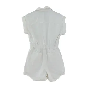 Blank NYC White Denim Romper Sz S thumbnail 4