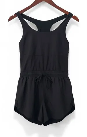 Fabletics Black Active Romper – L thumbnail 1