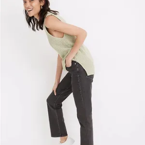 Madewell Mint Green Cotton Shaker Sleeveless Knit Sweater Vest Tank XXS thumbnail 8