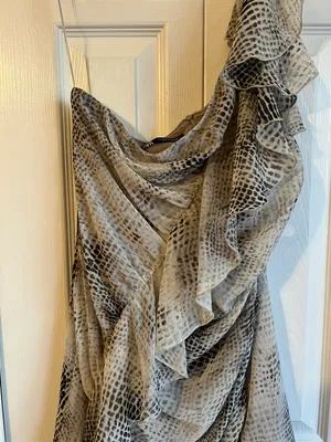 ZARA Ruffle Mini Party Dress thumbnail 5