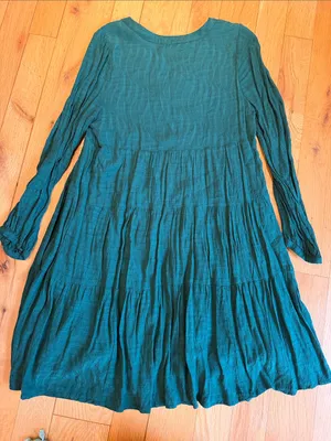 Maeve by Anthropologie Amber Tiered Tunic Dress Medium - C1-327 thumbnail 11