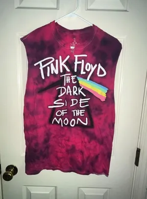 Pink Floyd The Dark Side Of The Moon Sleeveless Tie-Dye Tank Top thumbnail 1