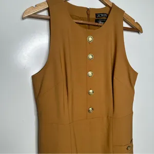 J. Crew Pleated Mini Dress in Tollegno 1900 Italian Bi-Stretch Wool Blend Size 6 thumbnail 6