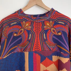 Farm Rio Women’s Mixed Prints Sweatshirt Pullover Womens XS Altered thumbnail 8