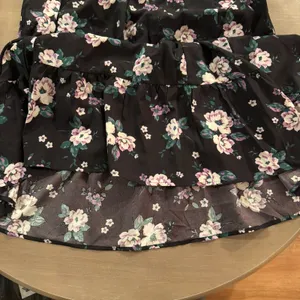 Sweet Lemon Floral Maxi Dress M Black Halter Neck Ruffle Boho NWT thumbnail 5