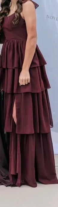 Brown formal dress Size 4 thumbnail 1
