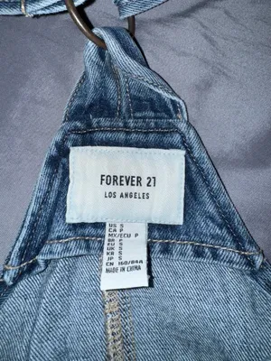 Forever 21 Denim Overall Dress thumbnail 3