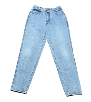 Lawman High Rise Tapered Leg Vintage 90s 100% Cotton Acid Wash Jeans 13 thumbnail 1