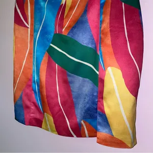 RUNAWAY Size L Jade Mini Dress Solana Strapless Rainbow thumbnail 3