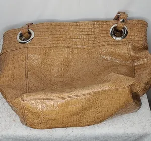 Steve Madden tan large textured Shoulder bag handbag thumbnail 1