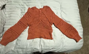 Hem & Thread Sweater Orange Burnt thumbnail 1