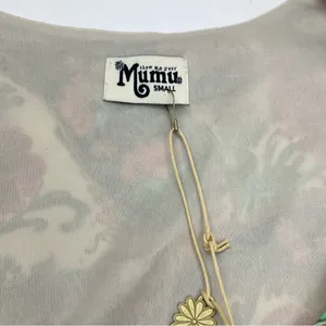 Show Me Your Mumu Mal Top Pink Green Paisley Womens Size Small Long‎ Sleeve NEW thumbnail 5