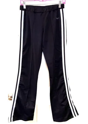 Mudd Sport Women's Activewear Blue Stripes Flare Size M‎ 32" Inseam x 13 1/2" W thumbnail 1