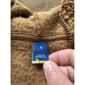 Old Navy Fleece Women Jacket Size Small Long Sleeve Full Zip Winter Preppy READ‎ thumbnail 3