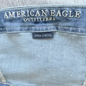 American Eagle Outfitters Light Blue Denim Overalls Dress thumbnail 5