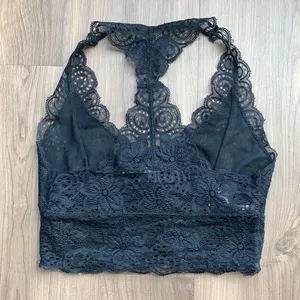 Urban Outfitters Black Lace Racerback Bralette thumbnail 3