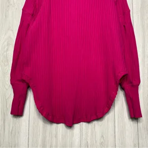 Free People Movement Bella Layer Henley Top Passion Fruit size S Small thumbnail 8