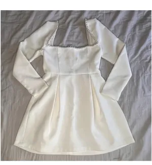 Odd Molly Muse White Pearl Dress thumbnail 2