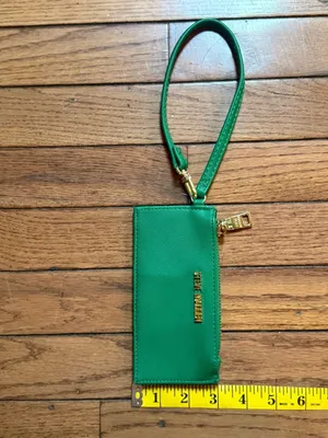 Steve Madden Green Wristlet Wallet ID Window Card Case Organizer Small Pouch thumbnail 9