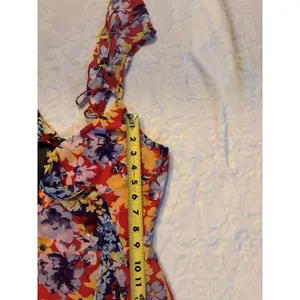 Lulu's Vibrant Asymmetrical Floral Dress S thumbnail 15