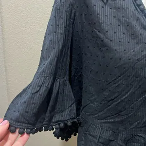 Madewell black short sleeve blouse thumbnail 8