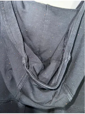Lululemon Hoodie Sweatshirt Size 6 Black Multicolor Speckled thumbnail 5