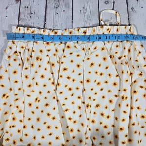 WeWoreWhat Smocked Midi Dress Ditsy‎ Daisies Ivory Multi Womens Size M New thumbnail 10