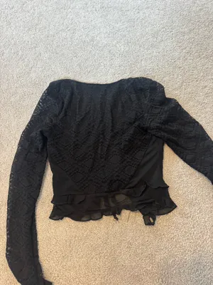 Tiger Mist Black Lace Top thumbnail 4